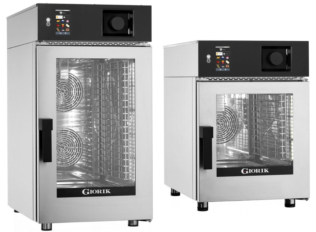 Giorik KM061W Slimline 6 or 10 x 1/1GN Combi Oven + Wash System & 3 Speed Automatic Reversing Fan